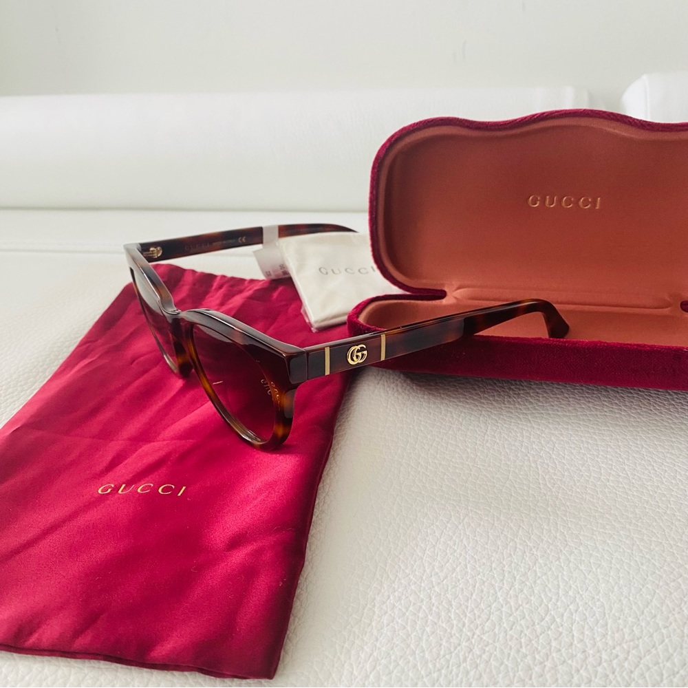New Gucci Round GG Sunglasses 56mm unisex - Picture 5 of 11